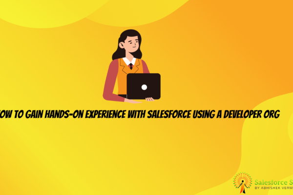 How to Gain Hands-on Experience with Salesforce Using a Developer Org